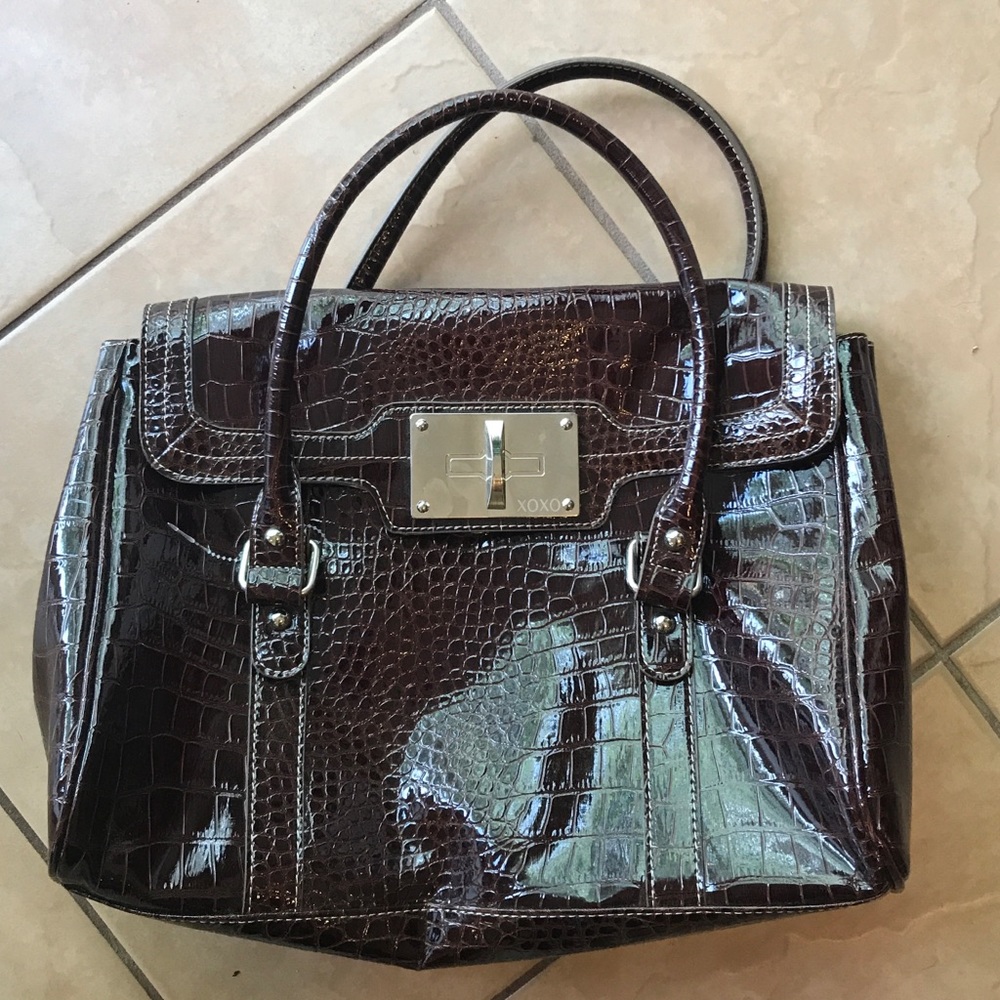 XOXO URban Legend Crocodile Print Purse